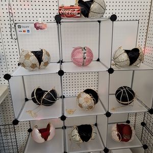 Bling Basketball clutch purse all but the pink left